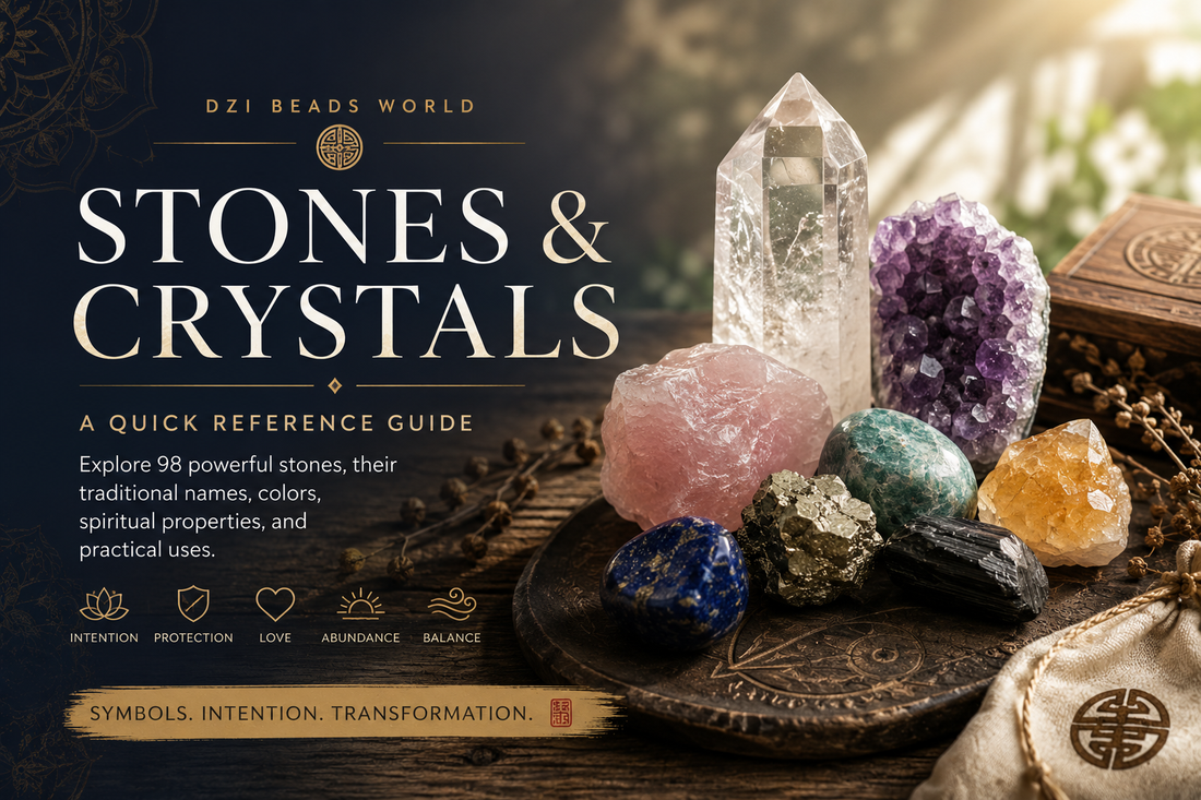 Stones & Crystals — A Practical Quick Reference Guide