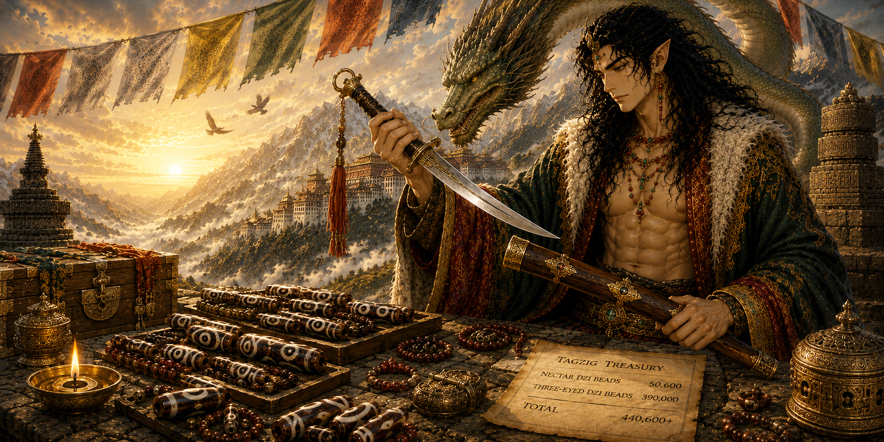 Dzi as Warrior Treasure — The Story of the King’s Vault