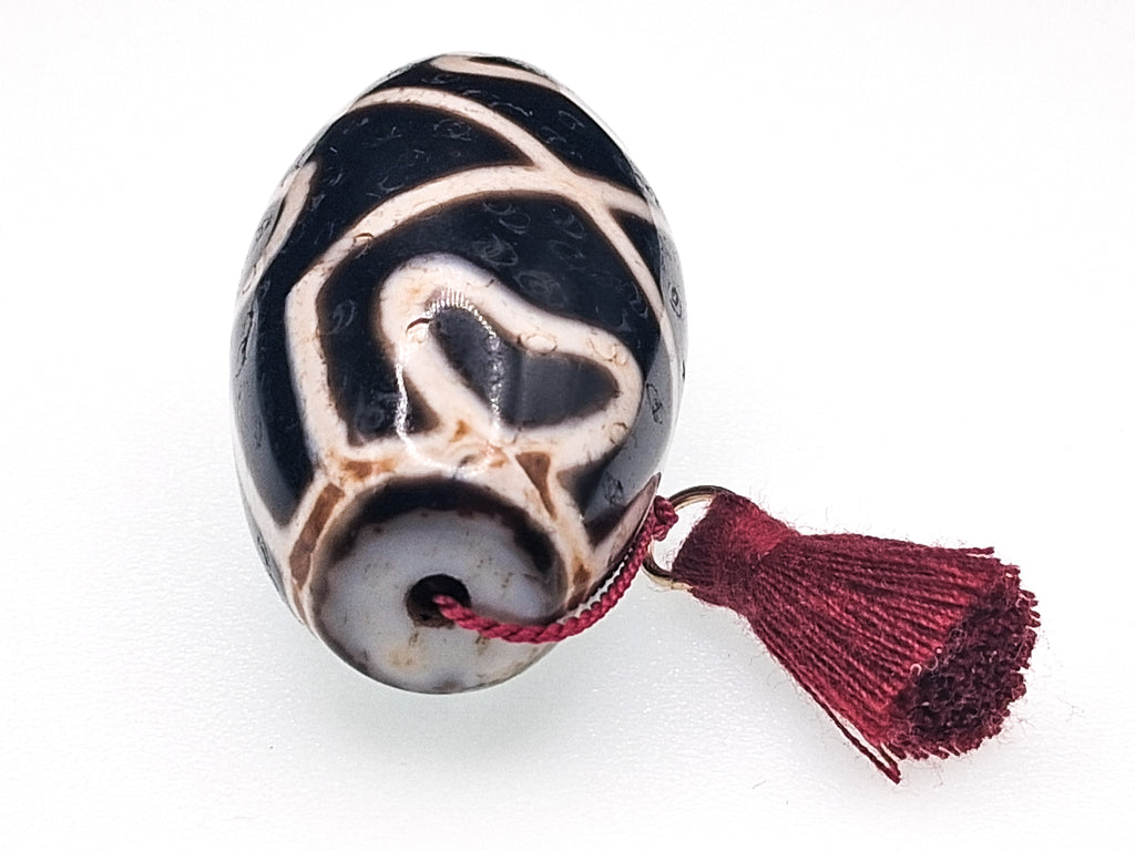 True Love Dzi — Heart of Compassion and Longevity