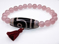 2 Eyed Dzi Bead Bracelet — For Softening the Heart & Letting Love In