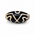 Triple Force Homas Tian Zhu (Dzi) Bead — Compassion, Growth, and Restoration