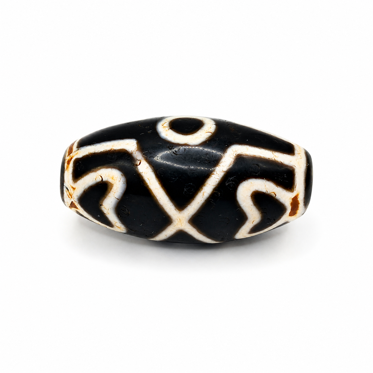 Triple Force Homas Tian Zhu (Dzi) Bead — Compassion, Growth, and Restoration