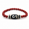 Money Hook Tian Zhu (Dzi) Bracelet — The Line of Continuity