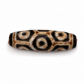 9-Eye Tian Zhu (Dzi) Bead — The Stone of Vitality and Endurance