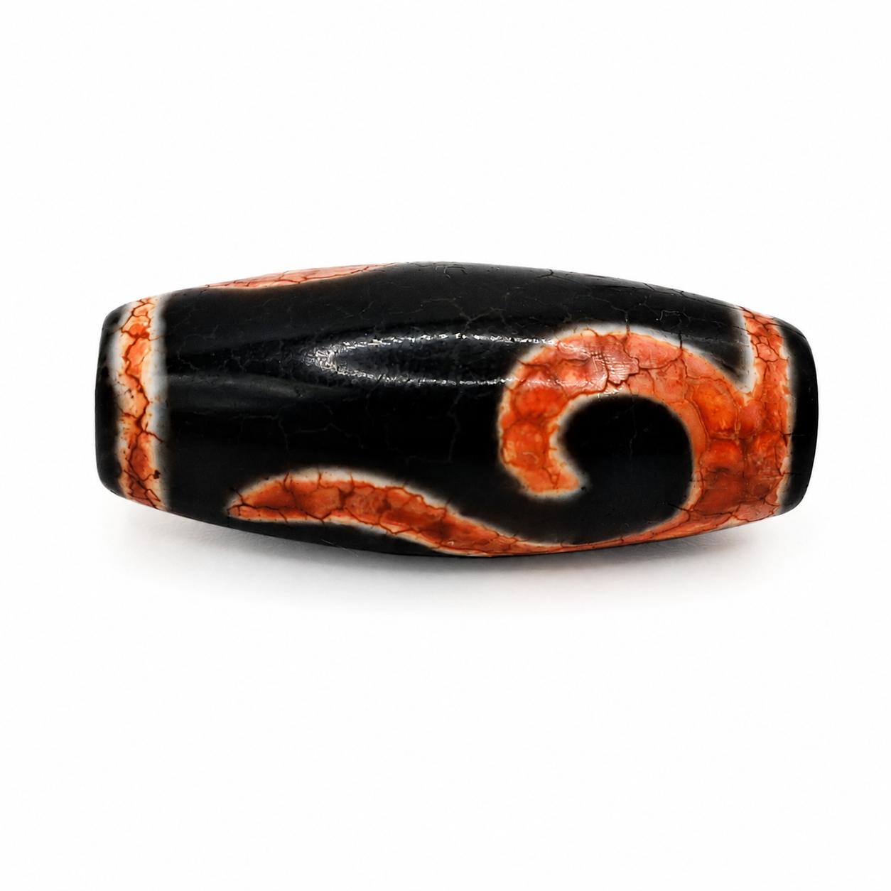 Golden Hook Tian Zhu (Dzi) Bead — The Force of Quiet Influence