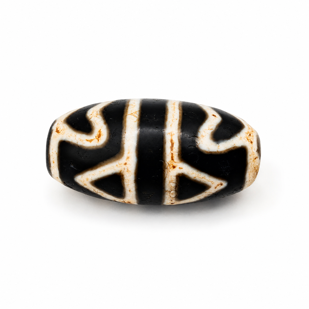 Dual Force Tian Zhu (Dzi) Bead — Restoration and Insight